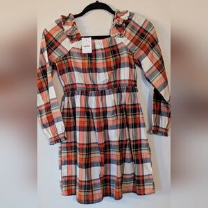 Crewcuts Multicolor Plaid Long-Sleeve Dress